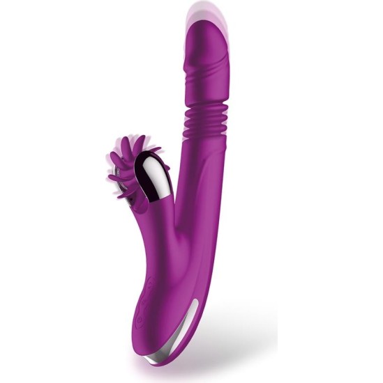 Action Nr. Četri uz augšu un uz leju vibrators ar rotējošu riteni