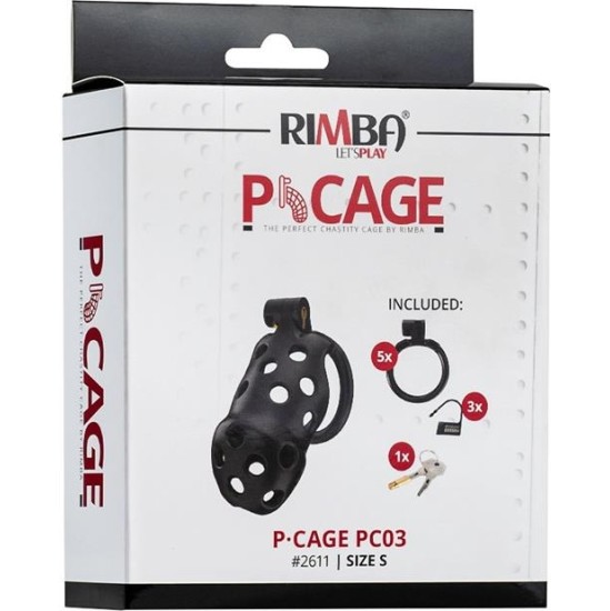 Bondage Play P-Cage PC03 peenise puur 3 suurus