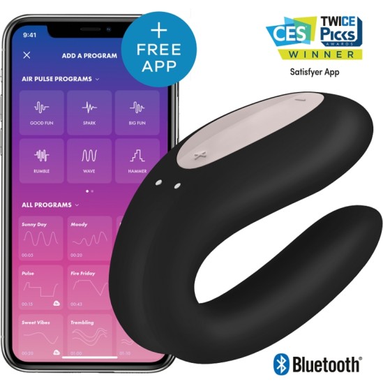 Satisfyer Connect SATISFYER DOUBLE JOY CON APP BLACK