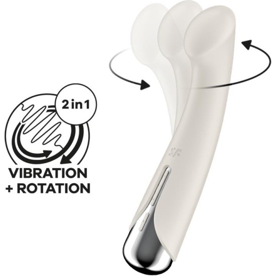 Satisfyer Spinning G-Spot 1 Vibe ir Rotator Beige