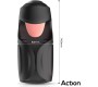 Action Kubex Masturbator with Licking Tongue, Pulsation and Vibration