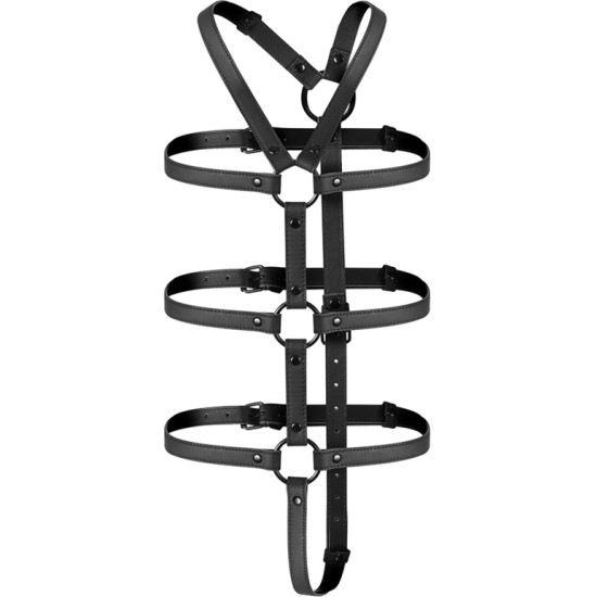 Fetish Submissive Bondage ADJUSTABLE HARNESS TORSO AND ARMS