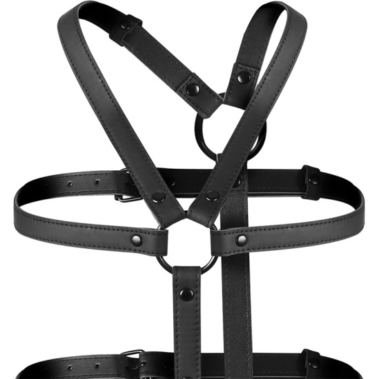 Fetish Submissive Bondage ADJUSTABLE HARNESS TORSO AND ARMS