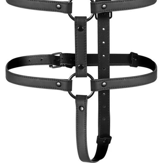 Fetish Submissive Bondage ADJUSTABLE HARNESS TORSO AND ARMS