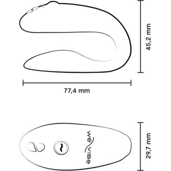 We-Vibe SYNC GO DUAL STIMULATOR VIOLET