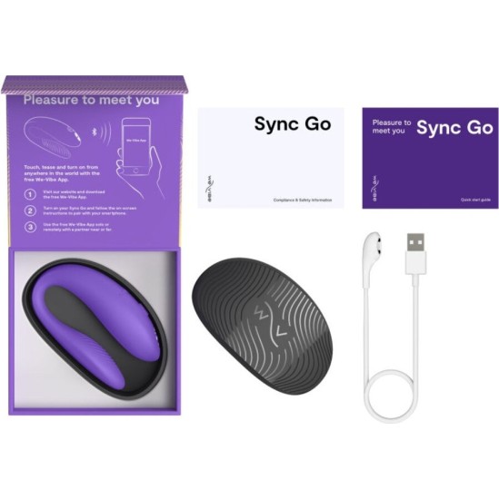 We-Vibe SYNC GO DUAL STIMULATOR VIOLET