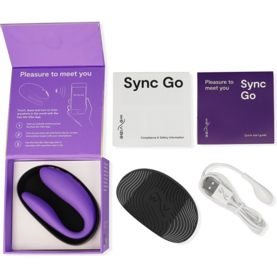 We-Vibe SYNC GO DUAL STIMULATOR VIOLET