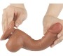 Lovetoy Dildo slīdošā āda 7,5 brūna