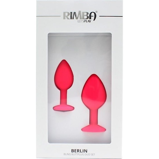 Rimba Toys Rinkinys de Plugs Anales Berlin Rosa