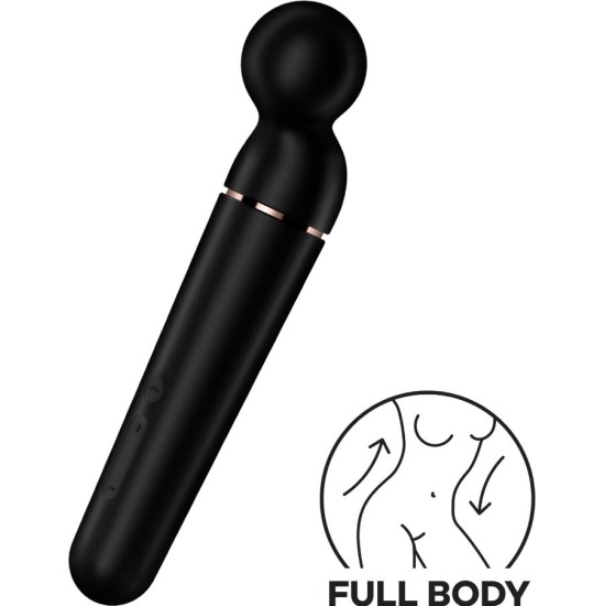 Satisfyer Wand APMIERINĀTĀJS - PLANET WAND-ER VIBRATORS MASAGER BLACK