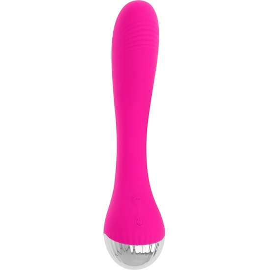 Ohmama Vibrators OHMAMA - LANKSTUSI VIBRATORIUS G-TAŠKO STIMULIAVIMAS 19 CM