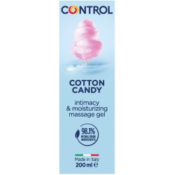 Control Lubes KONTROLĖ CATTON CANDY MASAŽAS GELIS 3 IN 1 200 ML