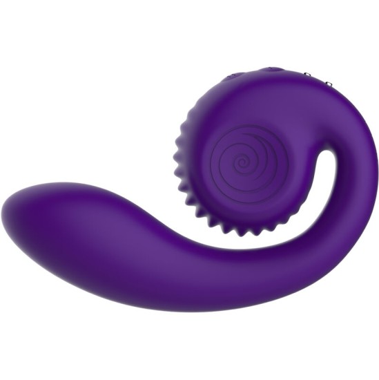 Snail Vibe GIZI DUAL STIMULATOR PURPLE