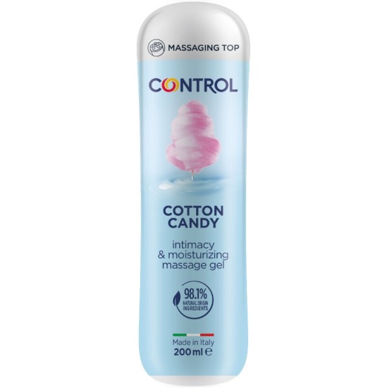 Control Lubes KONTROLES COTTON CANDY MASAGE GEL 3 IN 1 200 ML