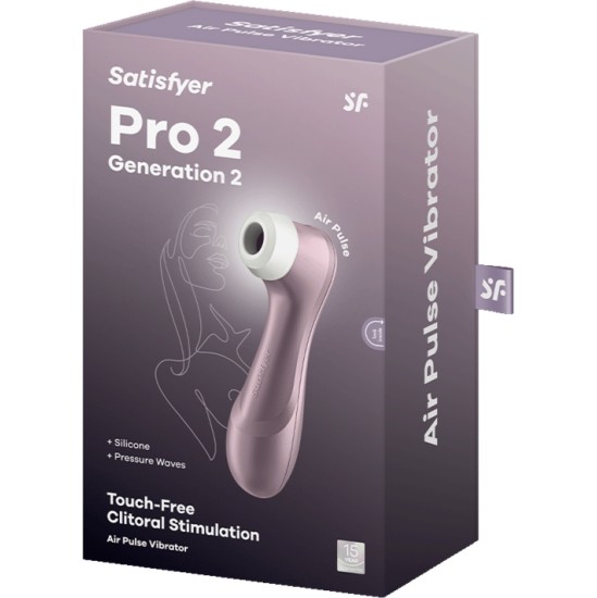 Satisfyer Air Pulse SATISFYER PRO 2 GAISA PULSE STIMULATORS - VIOLETS