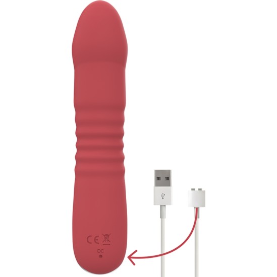 Intense Fun INTENSE - JUNI UZ AUGŠU UN DOWN 10 SARKANĀS VIBRĀCIJAS