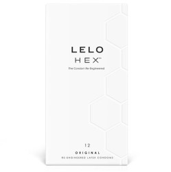 Lelo HEX PREZERVATīvu ORIĢINĀLAIS 12 IEPAKOJUMS
