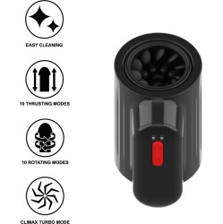 Jamyjob ВОРОТНЫЙ МАСТУРБАТОР С ВРАЩАЮЩИМСЯ НА 360° ТЕХНОЛОГИЧЕСКИМ РЕЖИМОМ ТУРБО