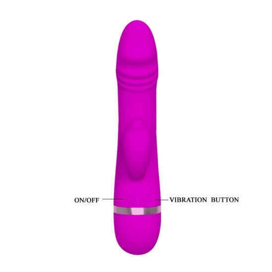 Pretty Love Flirtation PRETTY LOVE - FLIRTATION VIBRATOR WITH RABBIT DAVID