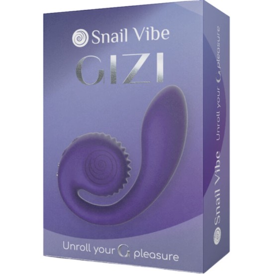 Snail Vibe GIZI ДВОЙНОЙ СТИМУЛЯТОР ФИОЛЕТОВЫЙ