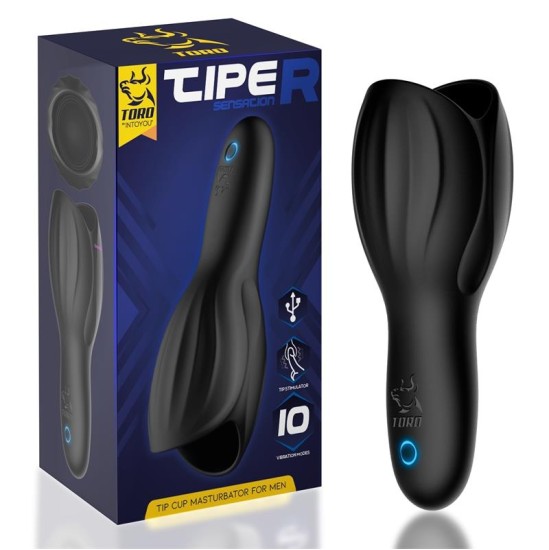 Toro Tiper Tip Cup Masturbator for Men Silicone USB