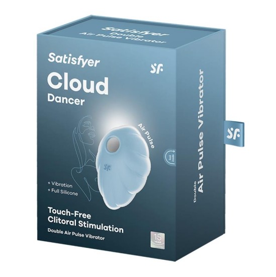 Satisfyer Cloud Dancer Clit Sucker un Vibe Blue