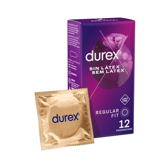 Durex Prezervatyvai be latekso 12 ud