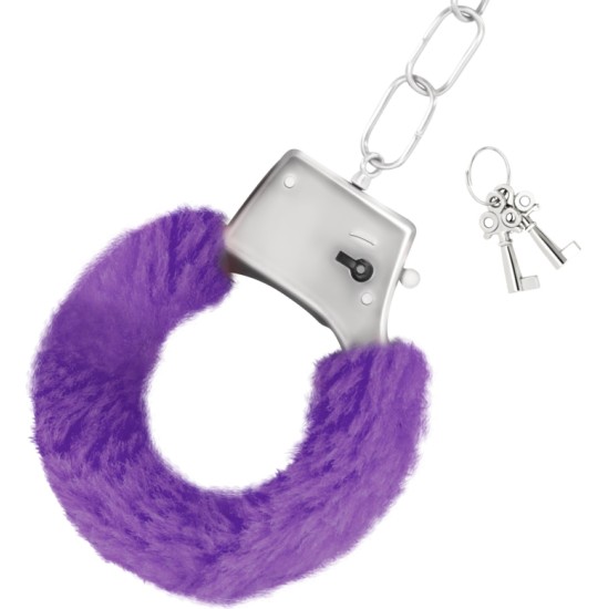 Crushious LOVE Cuffs FURRY KÄERAUTID LILLA