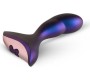 Hueman Intergalactic Butt Plug with Vibration and Remote Control Curved Tip USB