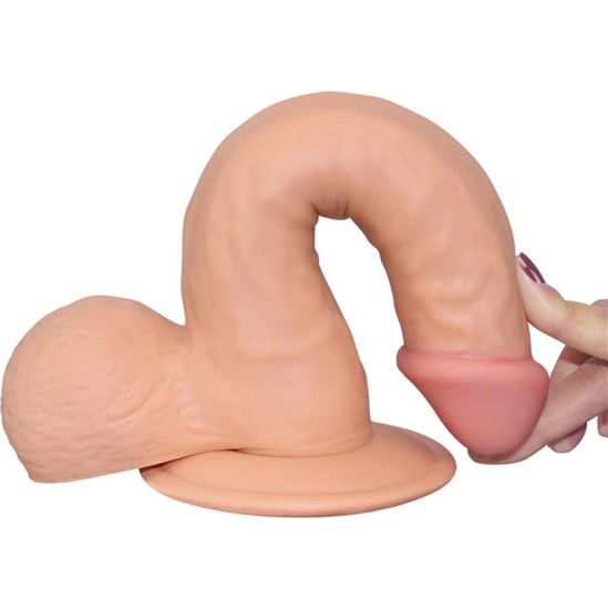 Lovetoy Dildo The Ultra Soft Dude 8.8 Flesh