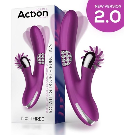 Action No. Three Rotator with Rotating Balls 360? and Stimulating Wheel