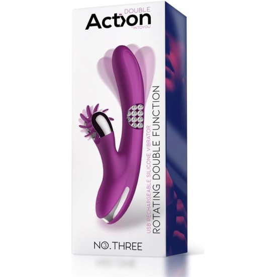 Action No. Three Rotator with Rotating Balls 360? and Stimulating Wheel