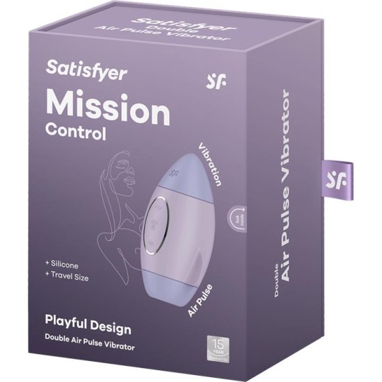 Satisfyer Mission Control Clit Sucker un Vibrator Violet