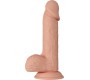 Baile Dildos SKAISTS IEKĀRTAS CATOBLEPAS FLEXIBLE REĀLISTS DILDO 20,6 CM - NATURAL