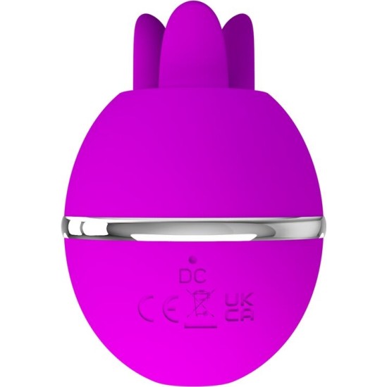 Pretty Love Flirtation PRETTY LOVE - GEMINI BALL PURPLE ROUND SILICONE VIBRATOR