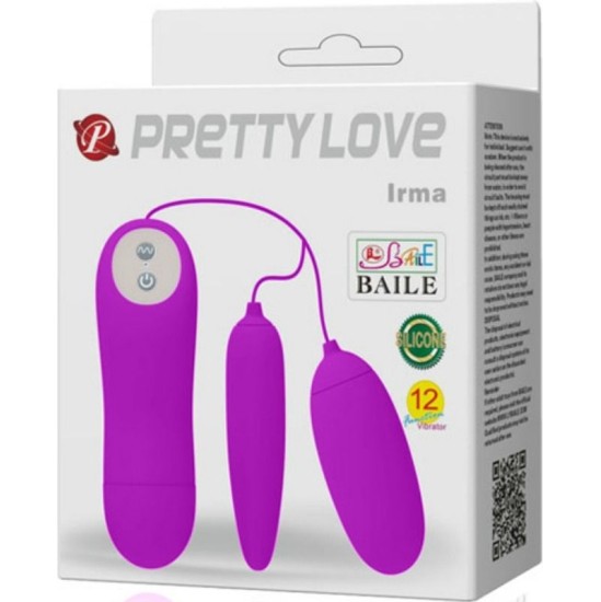 Pretty Love Flirtation PRETTY LOVE - IRMA DOUBLE VIBRATING EGG