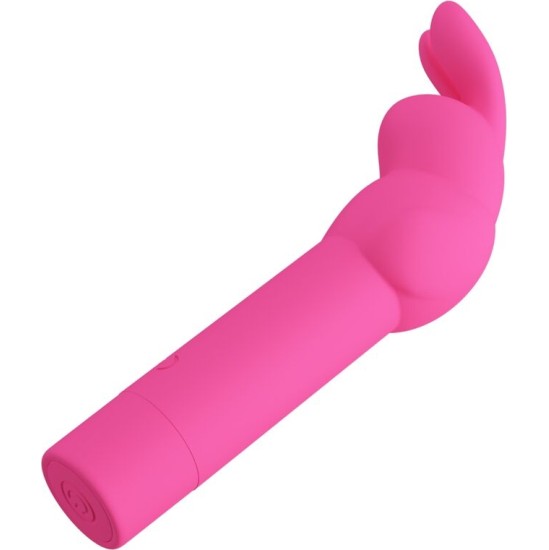 Pretty Love GERARDO FUSCHIA RABBIT SILICONE VIBRATOR