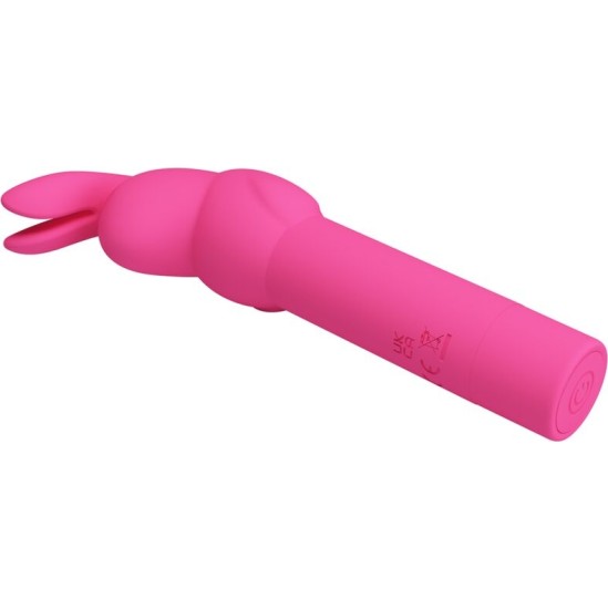 Pretty Love GERARDO FUSCHIA RABBIT SILICONE VIBRATOR