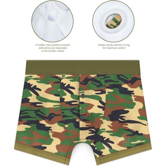 Lovetoy Camo Strapon Shorts 33-37
