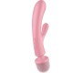 Satisfyer Vibrator APMIERINĀTĀJS - TRIPLE LOVER RABIT VIBRATOR MASAGER ROZĀ