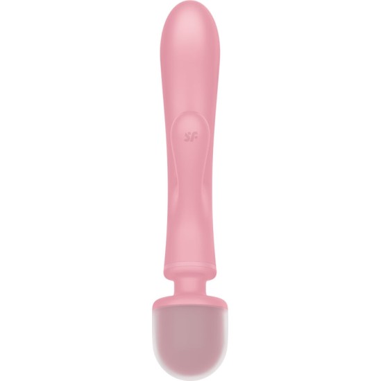 Satisfyer Vibrator SATISFYER - ВИБРАТОР-МАССАЖЕР TRIPLE LOVER RABBIT РОЗОВЫЙ