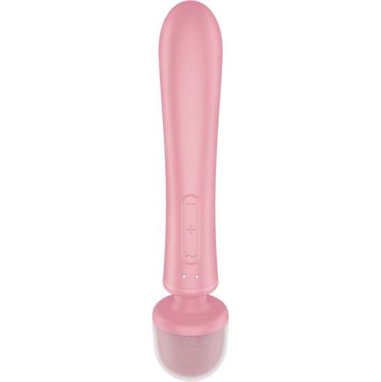 Satisfyer Vibrator SATISFYER - TRIPLE LOVER RABBIT VIBRATOR MASSAGER PINK