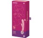 Satisfyer Vibrator SATISFYER - TRIPLE LOVER RABBIT VIBRATOR MASSAGER PINK