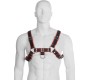 Leather Body CHAIN HARNESS III BLACK / RED