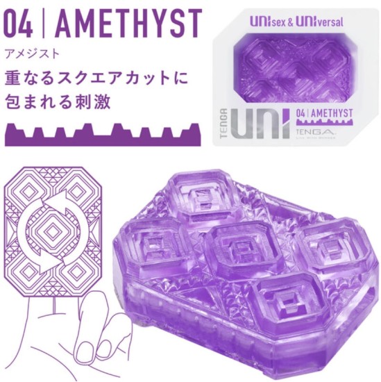 Tenga UNI AMETHYST MASTURBATOR THIMBLE