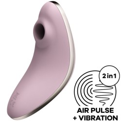 Satisfyer Air Pulse SATISFYER VULVA LOVER 1 СТИМУЛЯТОР ВОЗДУШНЫХ ИМПУЛЬСОВ И ВИБРАТОР - ФИОЛЕТОВЫЙ