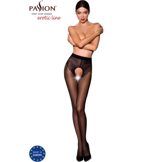 Passion Woman Garter & Stock PASSION — TIOPEN 006 STOCKING BLACK 3/4 (30 DEN)