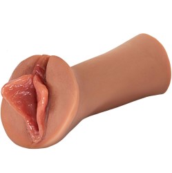 Fetish Fantasy Extreme LUSCIOUS LIPS STROKER SILICONE CARAMEL