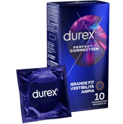 Durex Condoms DUREX – PUIKIOS SUJUNGIMO SILIKONINIS PAPILDOMAS TEPIMAS 10 VIENETŲ