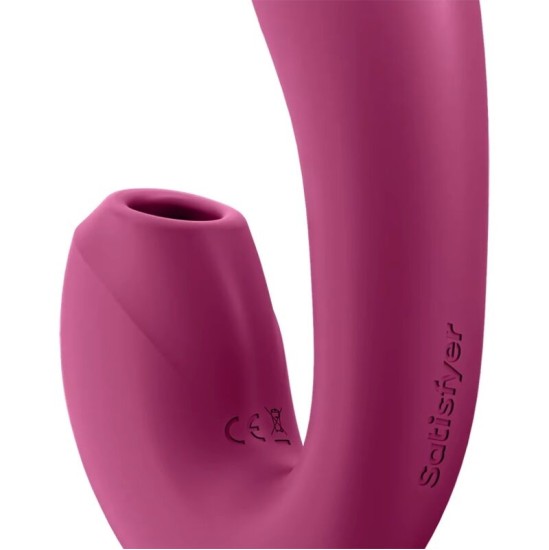 Satisfyer Connect SATISFYER SUNRAY STIMULATOR AND VIBRATOR APP - RED